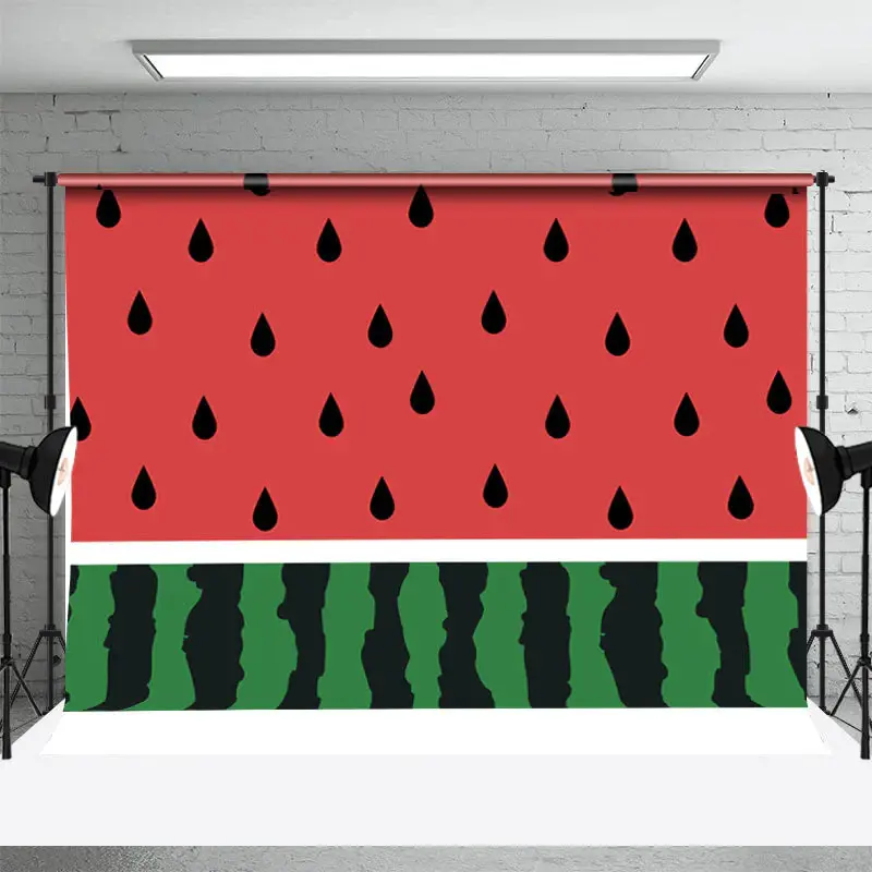 Sweet Watermelon Birthday Backdrop For Photograph - Aperturee