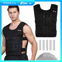 Adjustable Weighted Vest 44LB Workout Weight Vest Training Fitness Weighted Jacket for Men Women(Included 96 Steel Plates Wei...