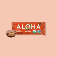 ALOHA Peanut Butter Cup Mini Protein Bars - 20 Bars - Certified USDA Organic - 100% Plant-Based - 6g Of Protein - Only 2g of ...