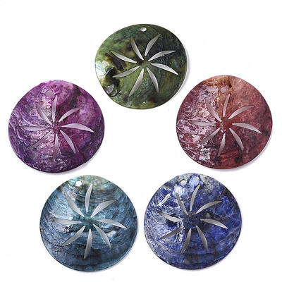 Natural Akoya Shell Pendants