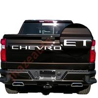 tailgate letters stickers for trucks Compatible with 2019-2025 Chevy Silverado 3D Emblems Badge，Strong 3-M Adhesive Automob...
