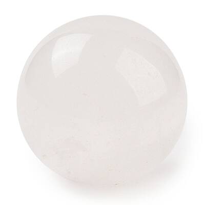Natural Quartz Crystal Sphere Beads