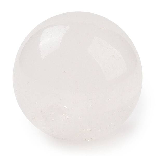 Natural Quartz Crystal Sphere Beads