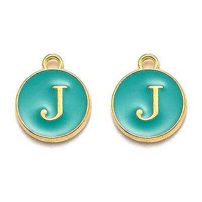 Golden Plated Alloy Enamel Charms
