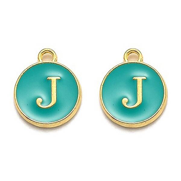 Golden Plated Alloy Enamel Charms