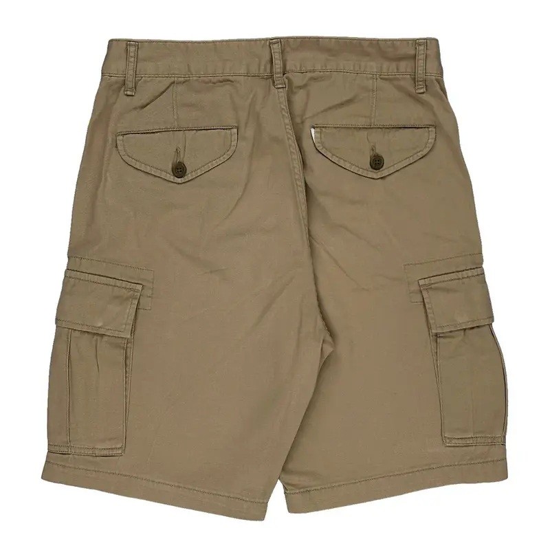 White Tab Levis Cargo Shorts - 30W 10L Beige Cotton | Size: 30″ waist