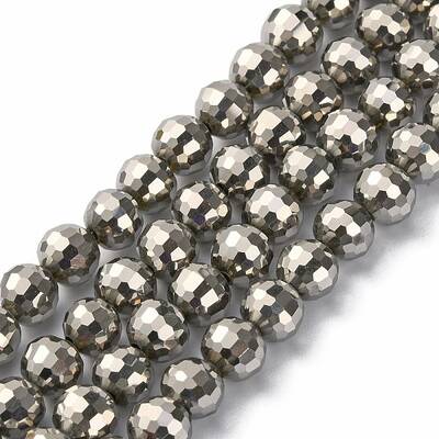 Electroplate Glass Beads Strands