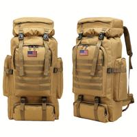 JUMAHE 80L Tactical Backpack for Hiking and Camping, Molle 3-Day Assault Pack with Multi-Functional Pouches, Lightweight Outd...