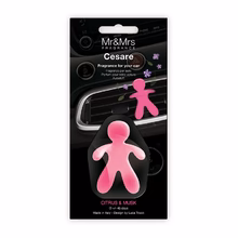 Mr & Mrs Fragrance Cesare Car Deodorant Citrus and Musk 1 pc