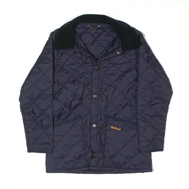BARBOUR Liddesdale Quilted Jacket Black Boys S