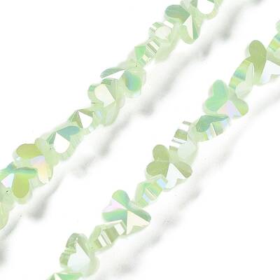 Electroplate Butterfly Glass Beads Strands