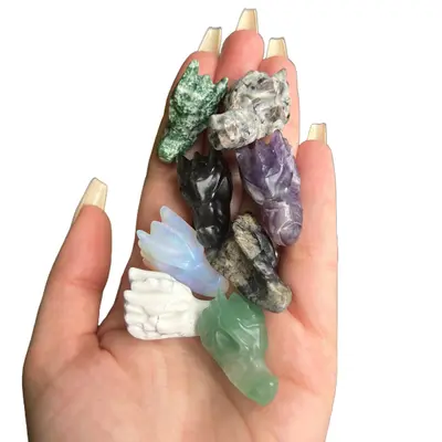 Crystal Carving Dragon - 1.25 Inches Long