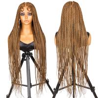 SuperNova #P30/27 Full Lace Braided Wig - 36” Box Braid for Black Women | Lightweight, Natural Look | Perfect for Daily Wea...