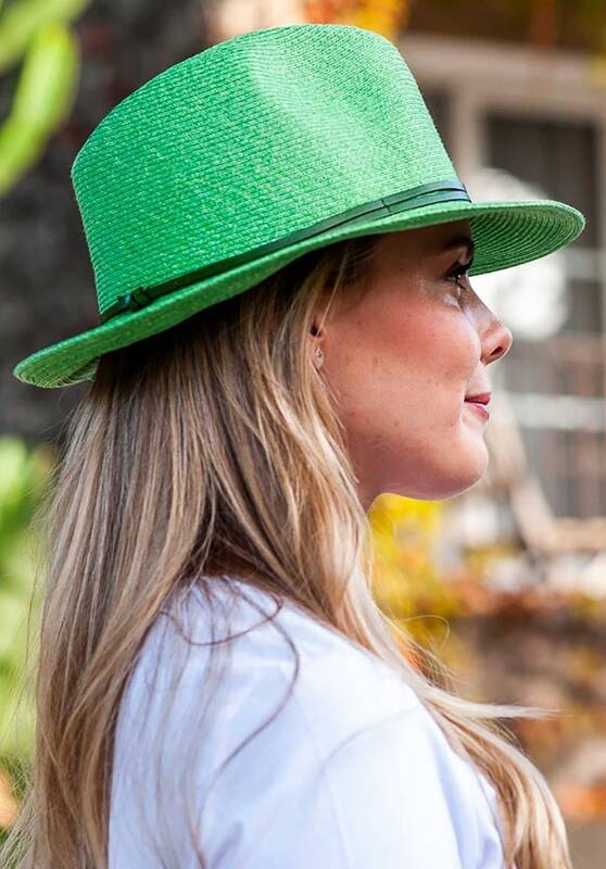 Hat T Plaited Paper Ha Mint | Color: MINT | Size: 56