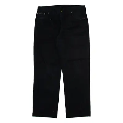 GANT Mens Trousers Black Regular Straight W34 L30