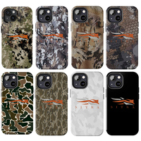 Vintage Sitka Waterfowl Camo Hunting Phone Case Aesthetic For iPhone 16 Promax 15 14 Plus 13 12 Mini 11 Pro 8 Plus X, Durable...
