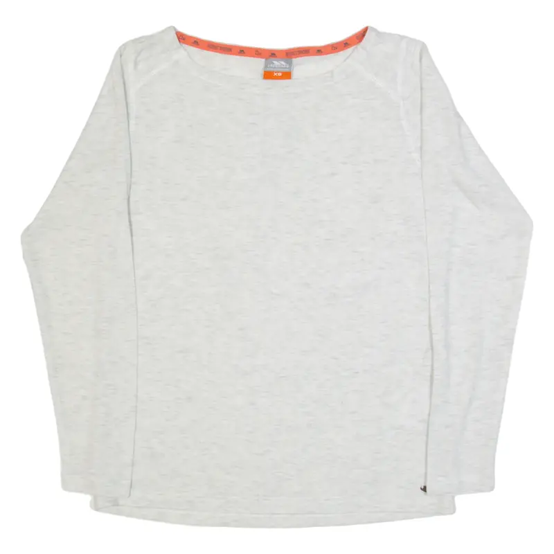 TRESPASS Womens T-Shirt Grey Long Sleeve XS