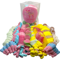 Blue & Pink Bubs & Swedish Candy Mix 1/2 lb Snack Bonbon