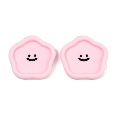 Smiley Face Resin Cabochons