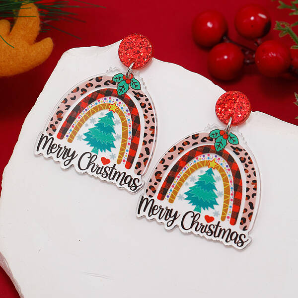 Christmas Acrylic Stud Earrings