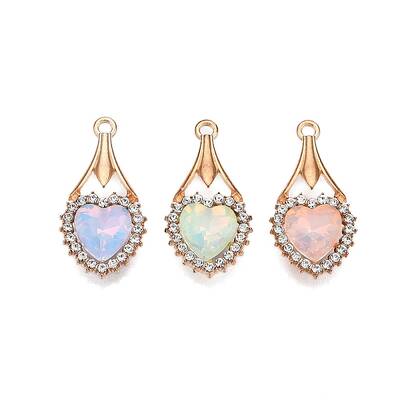 Alloy Glass Pendants