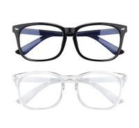 Blu-Ray Glasses, 2 Pack Blu-Ray Glasses Men, Anti Blu-Ray Eyeglasses