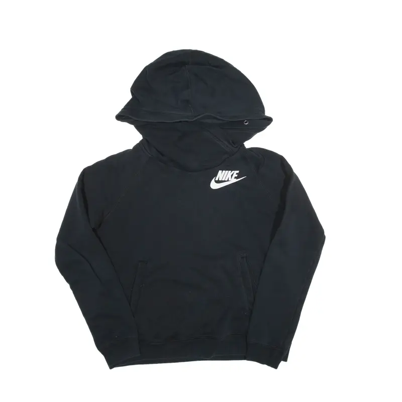 NIKE Hoodie Black Pullover Womens M