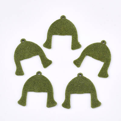 Flocky Iron Pendants