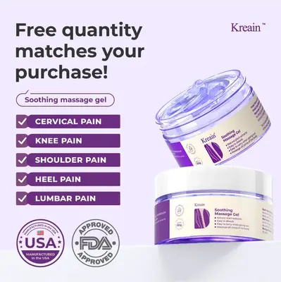 Kreain 2 【Free Quantity Matches Your Purchase!】Rapid Relief Muscle Therapy Gel – Soothes knees effortlessbeauty, lumbar...