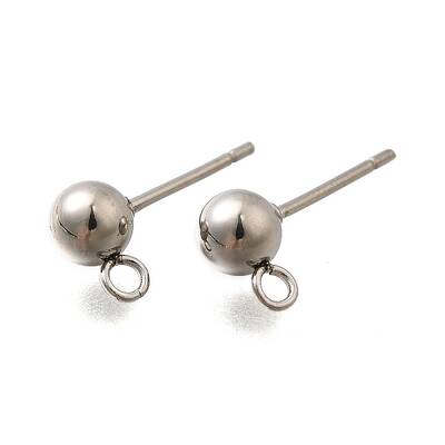 201 Stainless Steel Stud Earring Findings