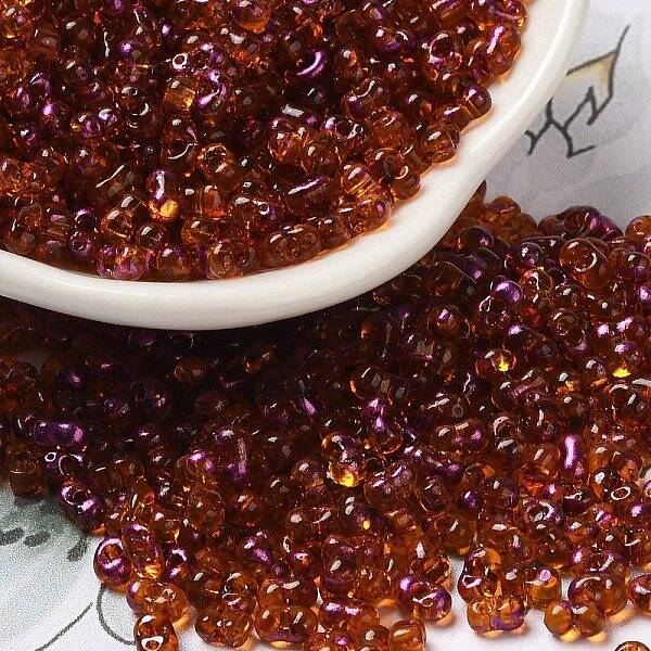 Spray Painted Glass Seed Beads