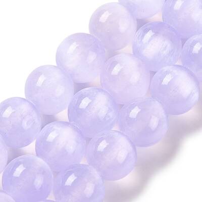 Natural Selenite Beads Strands