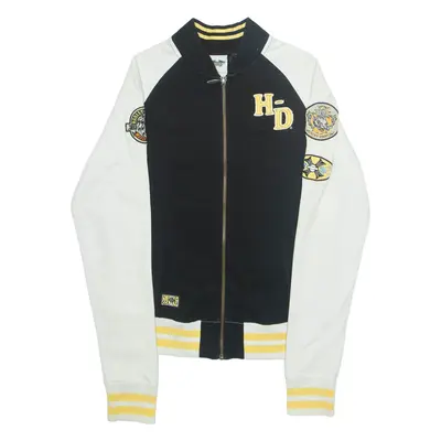 HARLEY DAVIDSON Womens Track Jacket White M