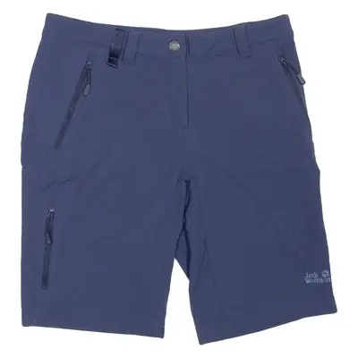 JACK WOLFSKIN Womens Casual Shorts Blue UK 8 W30