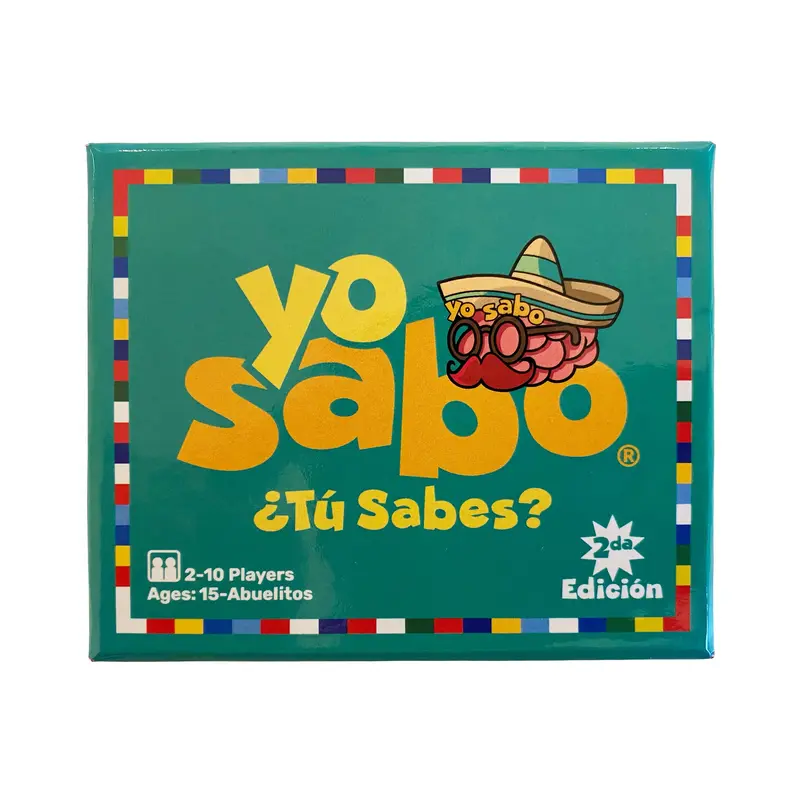 Yo Sabo: Edition 2 - NEW Family-Friendly Bilingual Card Game with 198 Cards for All Ages - More Cards More Game Time - Challe...