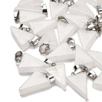 Natural Quartz Crystal Pendants