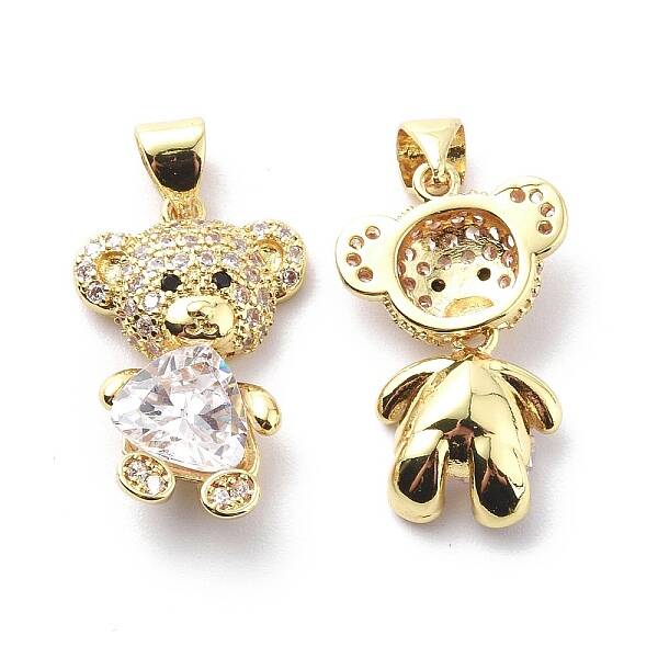 Brass Cubic Zirconia Pendants