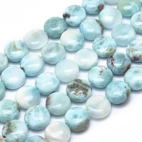 Natural Larimar Beads Strands