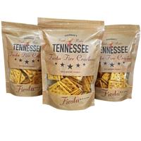 Sherman's Tennessee Hot Crackers, Fiesta Flavor. 3 pack. (6oz each), Bold Fiesta flavor perfect with chili, taco meat, salsa ...