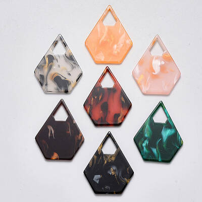 Cellulose Acetate(Resin) Pendants