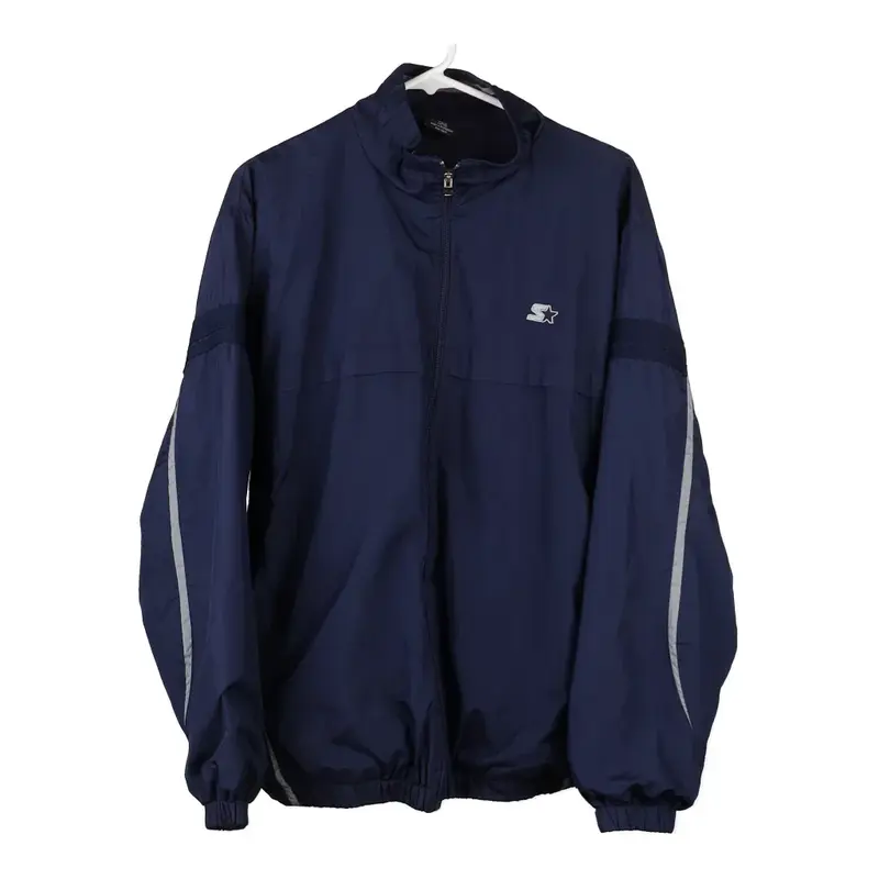 Starter Jacket - Large Navy Polyester