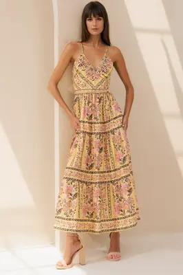 LILA LINEN DRESS