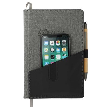 48 Custom 5.5 x 8.5 FSC Mix Siena Heathered Bound JournalBook - ...
