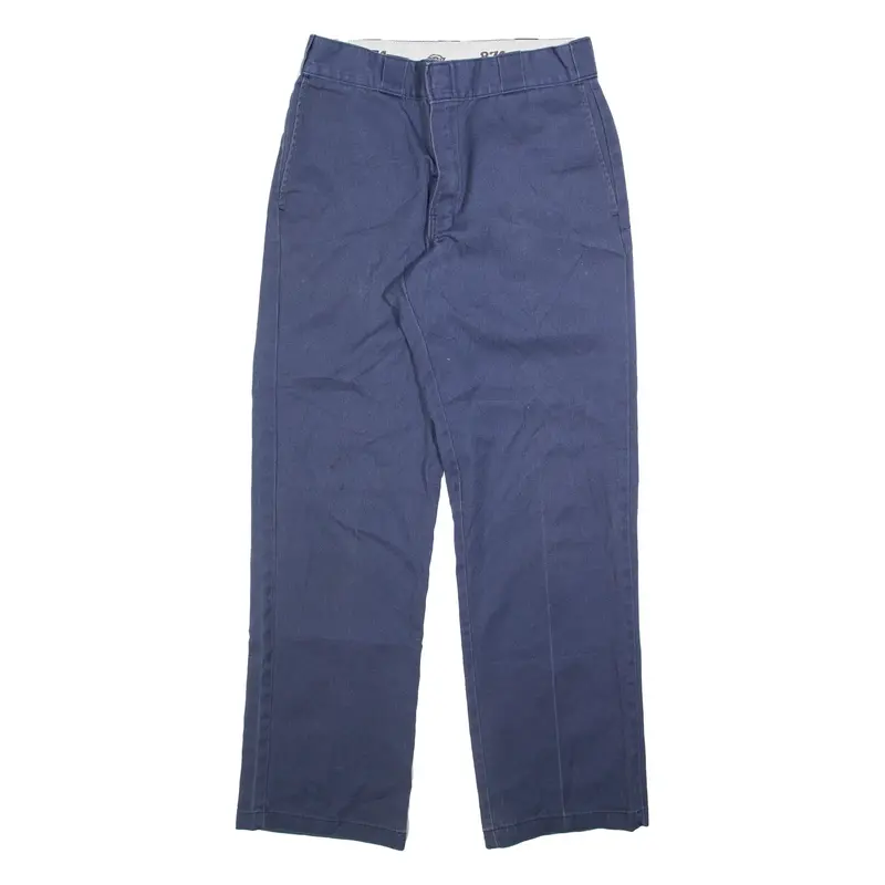 DICKIES 874 Workwear Mens Trousers Blue Regular Straight W32 L32