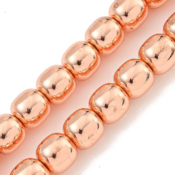Electroplated Synthetic Non-magnetic Hematite Beads Strands