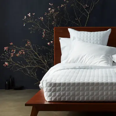 Plain + Perfect | Size: King w/ Standard Pillowcases | Color: White | Touch: Sateen
