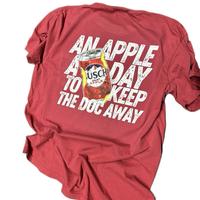 Busch Apple Comfort Color Pocket Tee Unisex - Red Top with Graphic Design Featuring \