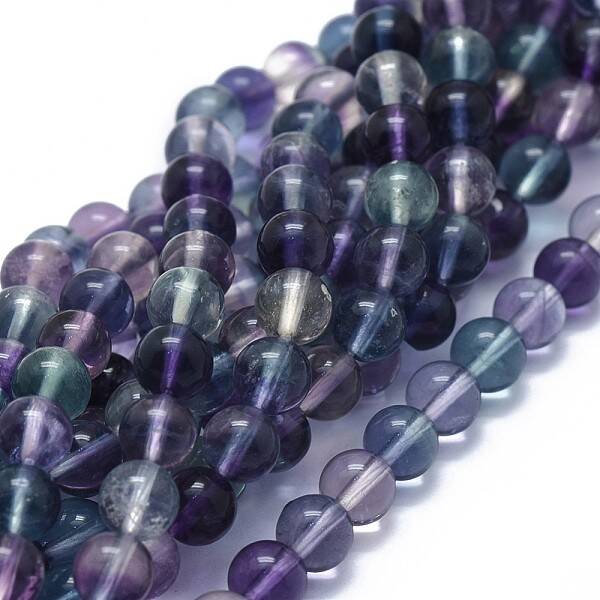 Natural Fluorite Beads Strands