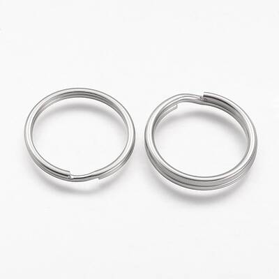 Tarnish Resistant 304 Stainless Steel Split Key Rings