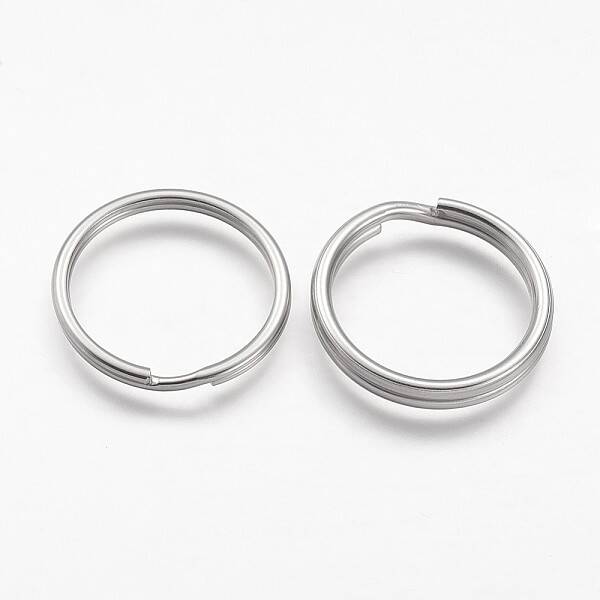 Tarnish Resistant 304 Stainless Steel Split Key Rings